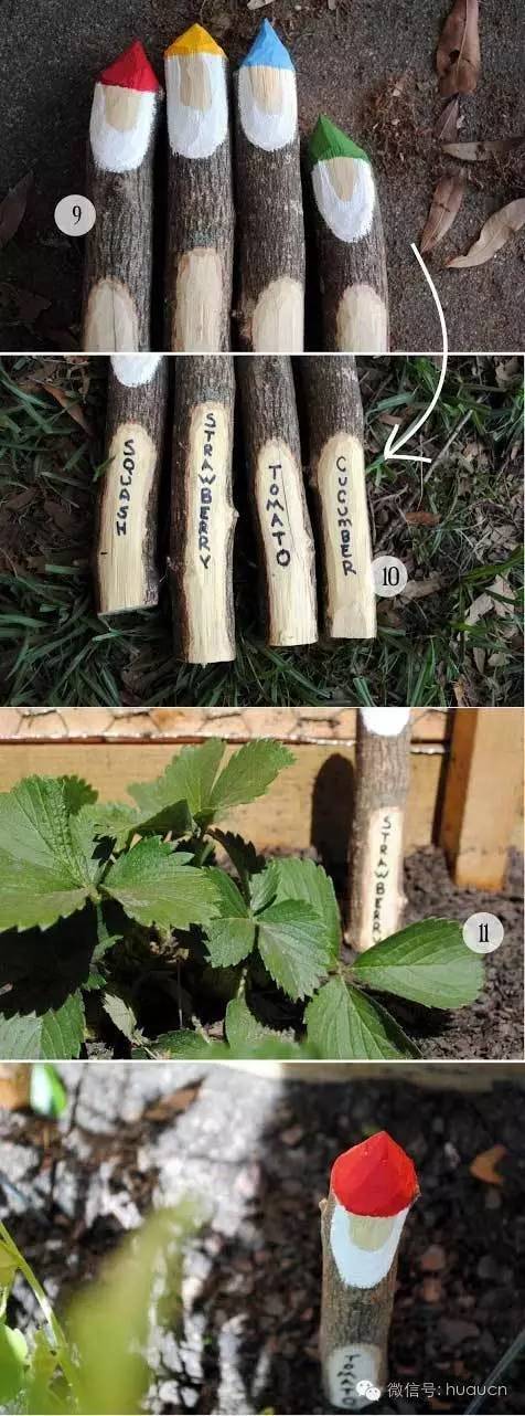 手工制作植物标牌，用植物作一个创意标签的步骤